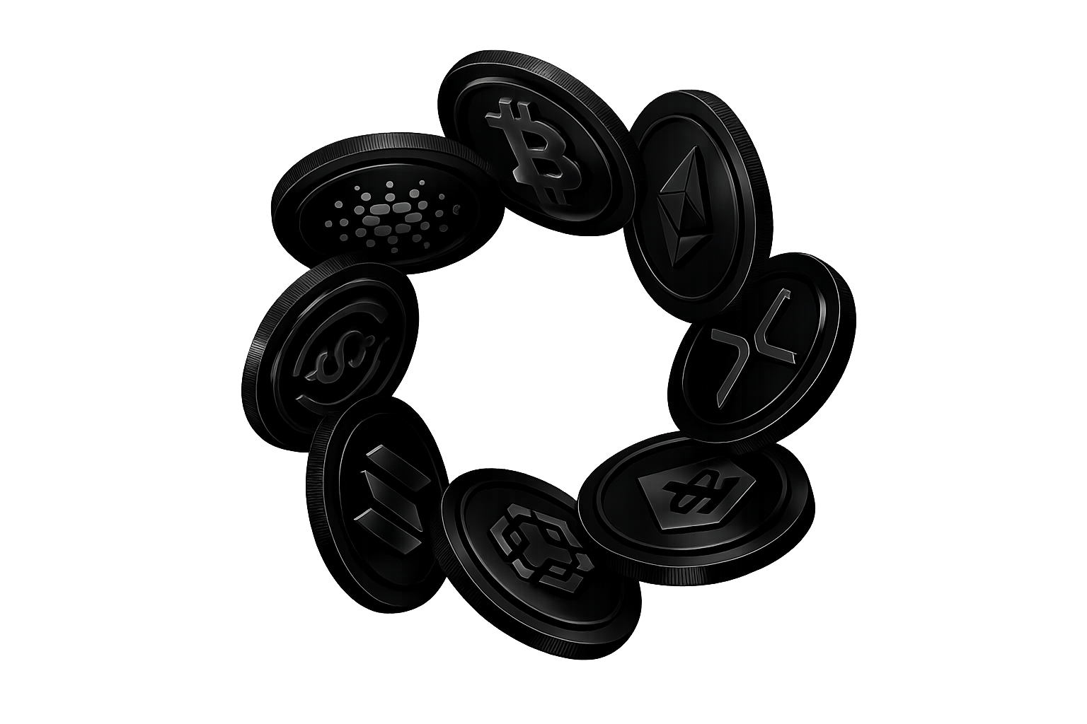 Decorative illustration of financial management platform interface with credit cards